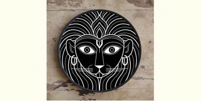 Art for Desserts ☘ Hand painted 'Indian God' Wall Plate ☘ 10