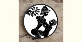 Art for Desserts ☘ Hand painted 'Indian God' Wall Plate ☘ 11