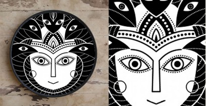 Art for Desserts ☘ Hand painted 'Indian God' Wall Plate ☘ 12