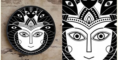 Art for Desserts ☘ Hand painted 'Indian God' Wall Plate ☘ 12