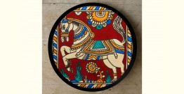 Art for Desserts ☘ Hand painted 'Kalamkari' Wall Plate ☘ 14