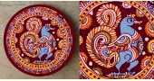 Art for Desserts ☘ Hand painted Kalamkari Wall Plate ☘ 15