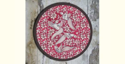 Art for Desserts ☘ Hand painted 'Kalamkari' Wall Plate ☘ 28