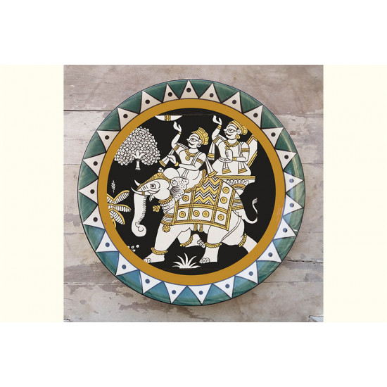 Art for Desserts ☘ Hand painted Mela Wall Plate ☘ 38