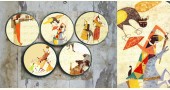 सजावट ❦ Hand painted Myths Wall Plates ❦ 27 { set of 5 }