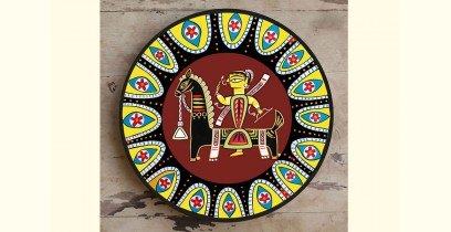 सजावट ❦ Hand Painted Madhubani Wall Plate ❦ 6