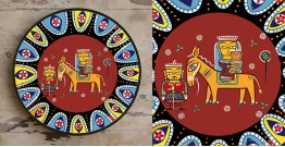 सजावट ❦ Hand Painted Madhubani Wall Plate ❦ 5