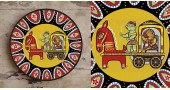 सजावट ❦ Hand Painted Madhubani Wall Plate ❦ 7