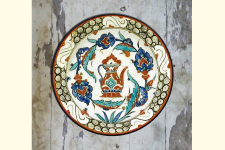 सजावट ❦ Hand Painted Turkish Wall Plate ❦ 2