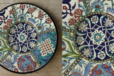 सजावट ❦ Hand Painted Turkish Wall Plate ❦ 3