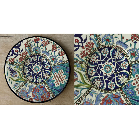 सजावट ❦ Hand Painted Turkish Wall Plate ❦ 3