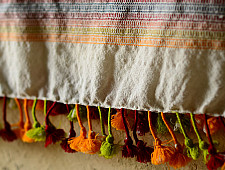 Envoy of Rainbows ~ handwoven stole IX