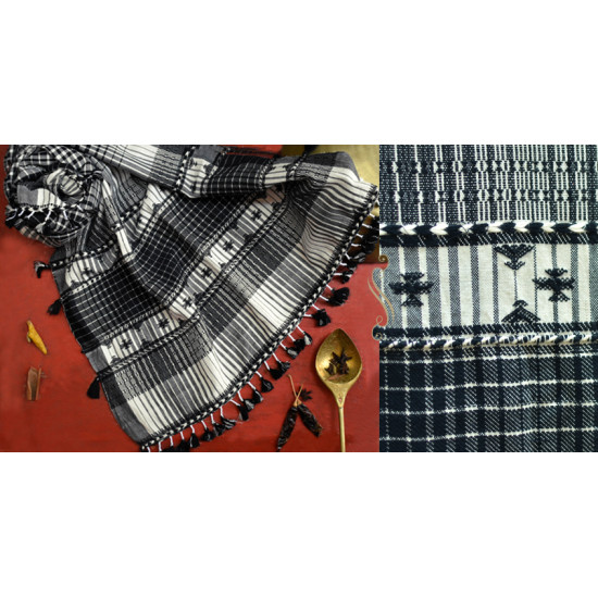 ओदन | Odan ✥ Handwoven ✥ Cotton Stole ✥ 3