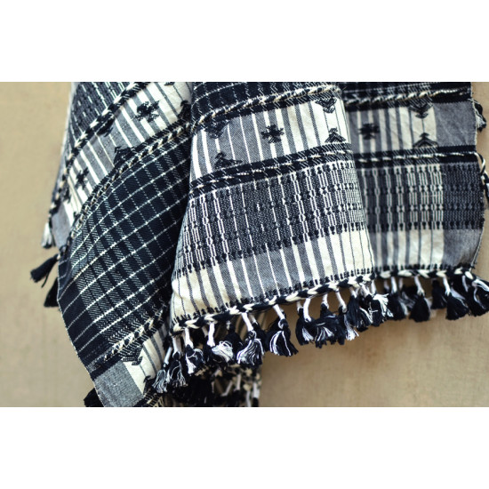 ओदन | Odan ✥ Handwoven ✥ Cotton Stole ✥ 3