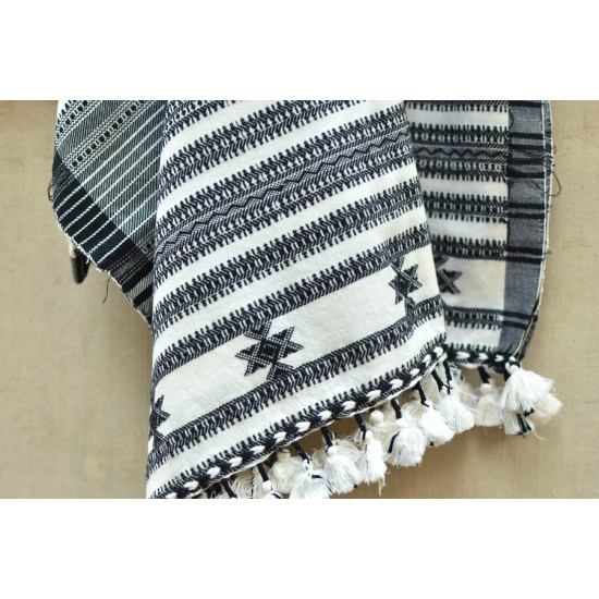 ओदन | Odan ✥ Handwoven ✥ Cotton Stole ✥ 4