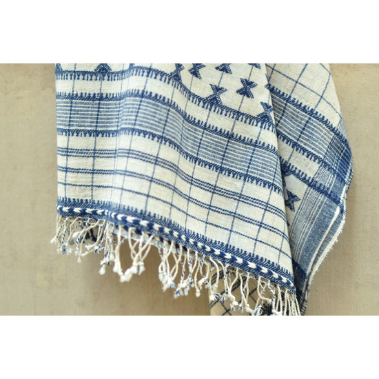 ओदन | Odan ✥ Handwoven ✥ Kala Cotton Stole ✥ 8