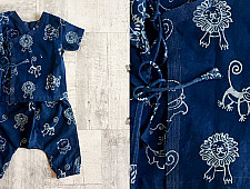 Block Printed . Organic Cotton . Kids Garment ★ 9