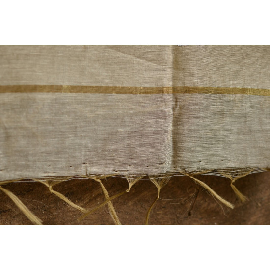 सूरजमुखी ✺ Handwoven Silk Dupatta { 21 }