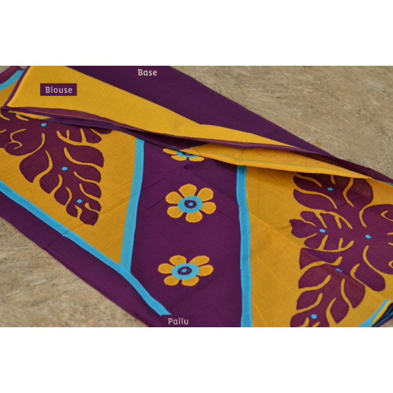 Pankhudi ❀ Organdy Applique Saree ❀ 1