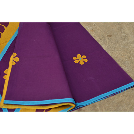 Pankhudi ❀ Organdy Applique Saree ❀ 1