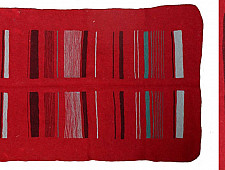 Kashmiri Namda ~ Candy Stripe (6' X 4') ~ 6