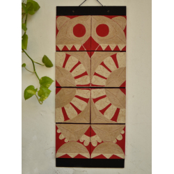 Jute Wall Art ~ Bhalu { Design G }