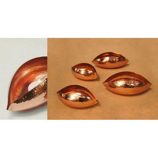 ताम्र ✤ Copper Pod Tea Light ~ Small