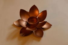 Courtyard ⚛  Lotus Copper Small Tea Light Holder ⚛ 47