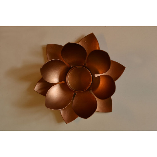 Courtyard ⚛  Lotus Copper Small Tea Light Holder ⚛ 47