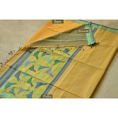 Urvara ⚘ Organic Mercerised Cotton Saree ⚘ 24