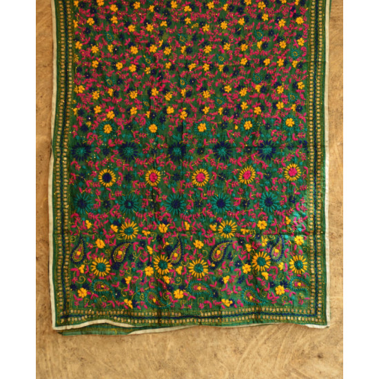 Veera * Chanderi Phulkari Dupatta { 1 }