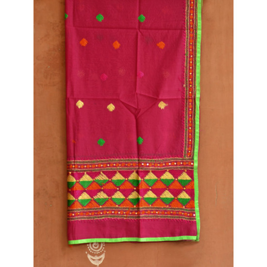 Mahi ❁ Cotton Phulkari Dupatta ❁ 1 ❁