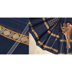 Summer Solitude ☙ Kanchipuram Cotton Saree ☙ { C }