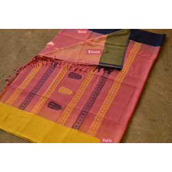 Srujanika ❋ Muslin Handwoven Saree ❋ 3