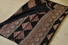 दस्तूर ❂ Gajji Silk . Ajrakh Saree { 10 }