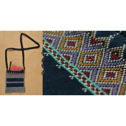 Tanka * टाँका ~ Embroidered Tablet Sling bag ❁ 6 ❁ - B