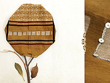 A Few Withered Branches ~ Chanderi Stoles ~ 42