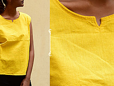 Chhabili . छबीली | Handwoven Cotton Top ♠ 11