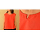 shop orange cotton top