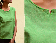 Chhabili . छबीली | Handwoven Cotton Top ♠ 4