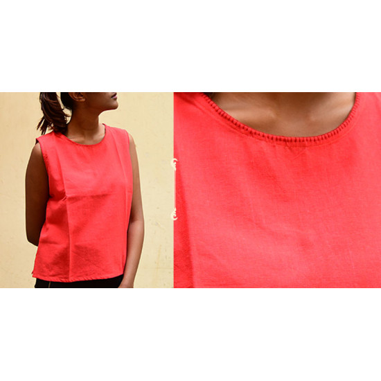 shop pure cotton sleeveless cotton top