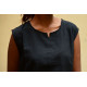 shop cotton black top