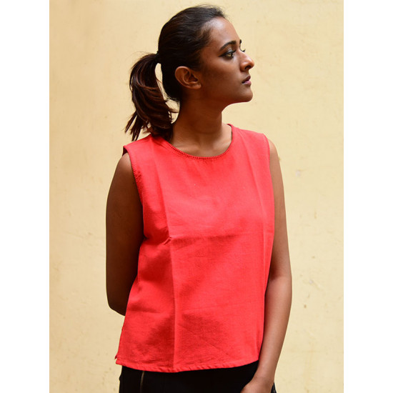 shop pure cotton sleeveless cotton top