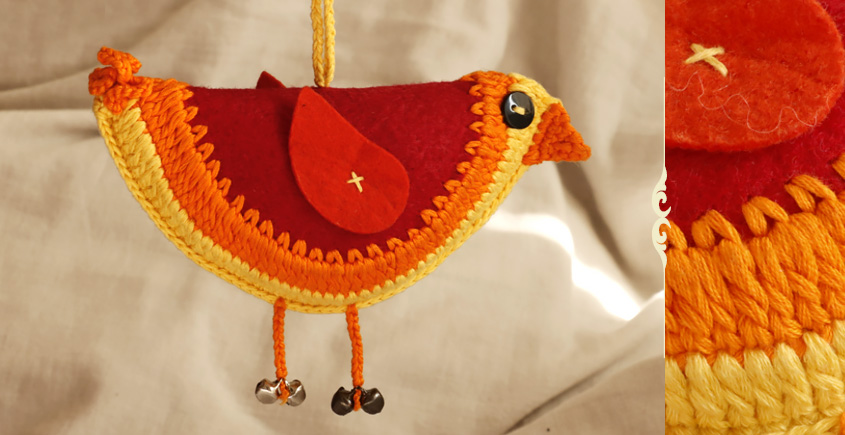 Guppy! ⚘ Crochet Toy { Hanging Bird }~ 8
