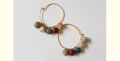 Tinted Oceans ✺ Stone Jewelry ✺ Loop earrings { 12 }