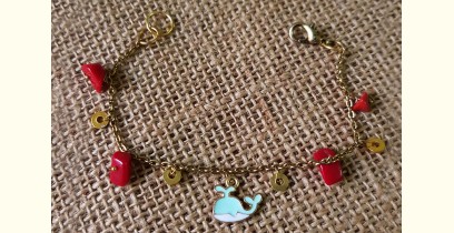 Bunched Together ✪ Stone Jewelry ✪ Whale Charm bracelet { 10 }