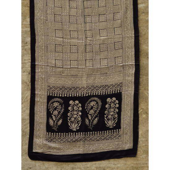 Surkhab ♡ Gajji Silk Bagh Stole  ♡ 12