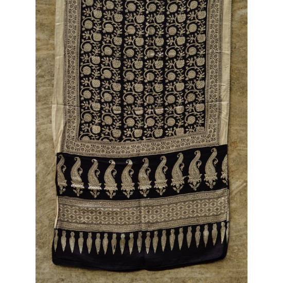 Surkhab ♡ Gajji Silk Bagh Stole  ♡ 9