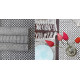 Pomegranate ◐ Cotton Table Mats & Runner { Set- 6 Mats & 1 Runner } ◐ 18