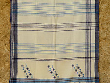 Urvashi ~  Handwoven stole { Bamboo Fiber + Cotton } B
